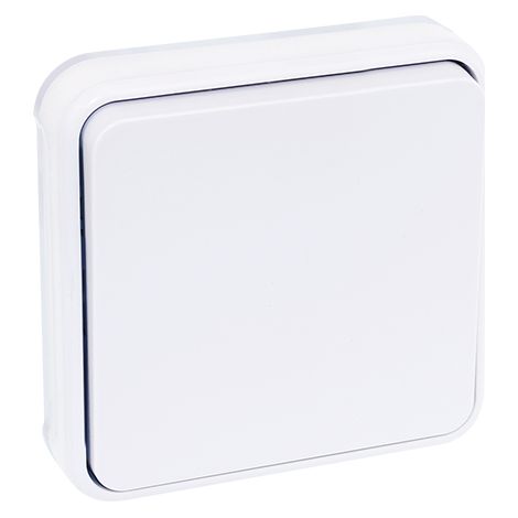 Interruttore a pulsante incassato 10A IP55 - OXXO Bianco