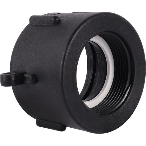 Adaptador IBC de 60 mm, rosca gruesa a 1,5", adaptador de grifo, adaptador de manguera, accesorio para tanque de 1000 litros, para válvula de tanque de 1000 L, tanque de agua de lluvia, contenedor (1/5)
