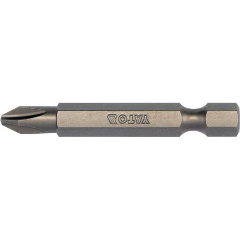 Phillips PH2 Bitsatz 1/4 Zoll, 50 mm, 10 Stück, S2-Stahl