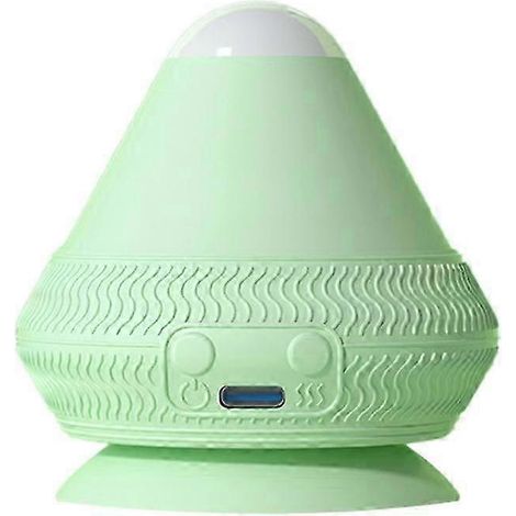(Vert brume de pin) Balle de massage vibrante à double bille, rechargeable par USB-C, avec 2 vitesses pour soulager les muscles des pieds, de la nuque et du dos. (1/5)