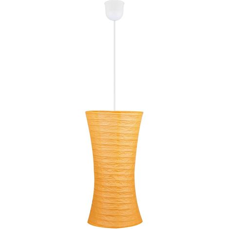 Suspension Candellux TAI papier orange Ø30 1xE27 60W