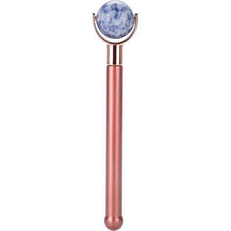 Rouleau de jade pour massage visage, yeux et front, anti-âge, anti-rides, masseur n°3 (1/5)