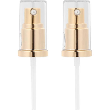 Lot de 2 pompes de rechange pour fond de teint liquide en plastique-10x2.3cm-Golden (1/3)