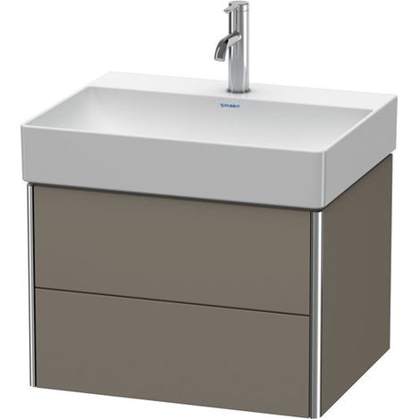 Mueble bajo lavabo XSQUARE 397x584x460mm franela gris satinado (1/3)