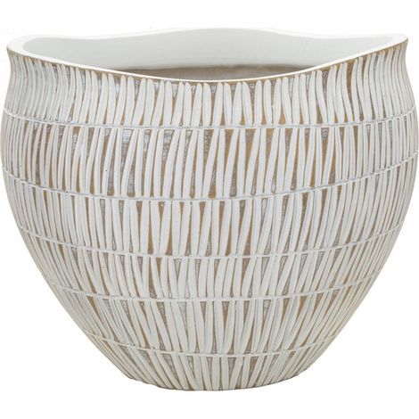 Cachepot in resina oro, Ø30,5x24,5 cm – Stiky (1/5)