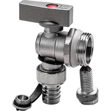 Robinets de radiateur, chauffe-eau, raccord étanche, distributeur de chauffage au sol, séparateur d'eau, multicolore résistant 25 mm A (1/5)