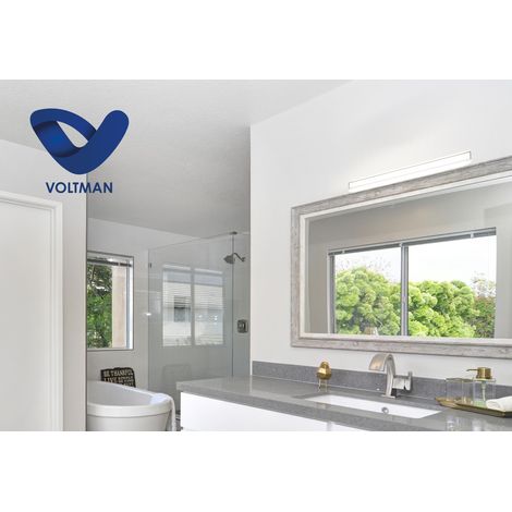 Réglette spécial Salle de Bains IP44 (90cm 120W 900lm 4000K) - Voltman
