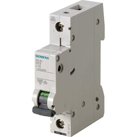 Siemens 5SL61256 5SL6125-6 Leitungsschutzschalter 1polig 25 A 230 V, 400 V