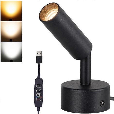 Spot LED d'intérieur, éclairage indirect, projecteur de sol à intensité variable 5W, éclairage d'accentuation pour plantes (1/5)