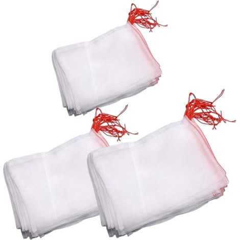 Filiyano – Sac à fruits, filet à fruits avec cordon de serrage, pour le jardin, lot x150 (1/5)