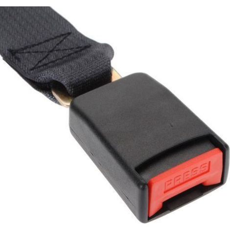 1 PC Car Seat Belt Extension Extender Noir