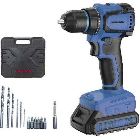 Perceuse à percussion sans fil - THOMSON - MIOIMPACTDRILL - 20V - 40 Nm - Moteur brushless (1/4)