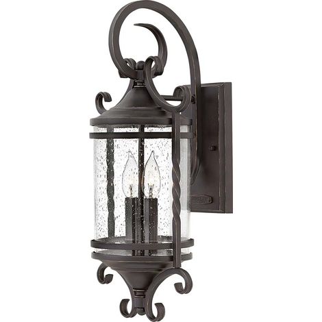 Außenleuchte Wandlampe Wandleuchte Laterne Außenbereich Wetterfest schwarz klar (1/4)