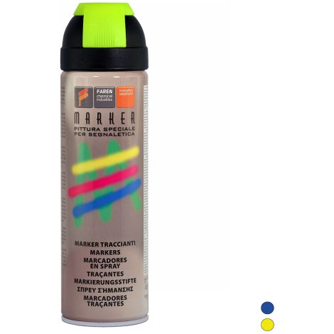 Vernice spray marker tracciante giallo fluo 400 ml