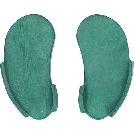 Lot de 2 coussinets adhésifs en caoutchouc vert pour sabots de vaches, avec adhésif, pour pâturage.