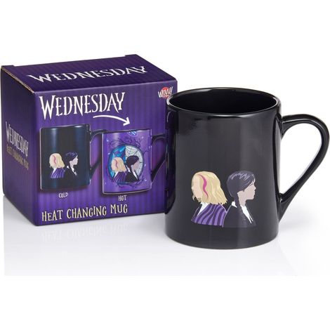 Wednesday giftable heat reveal mug - wednesday and enid