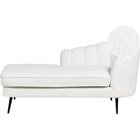 Right-Hand Chaise Lounge ALLIER Boucle Off-White