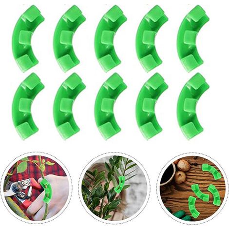 Pinces de pliage de plantes à 90 °, 10 pièces, outil de pliage de plantes, Support de vigne de légumes, Clips de Support de jardin (1/5)