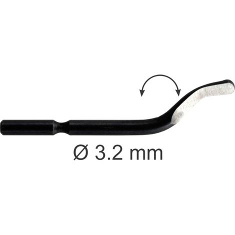 C-20 CUCHILLA HSS 3,2 mm. BIDIRECCIONAL. Para viruta corta.