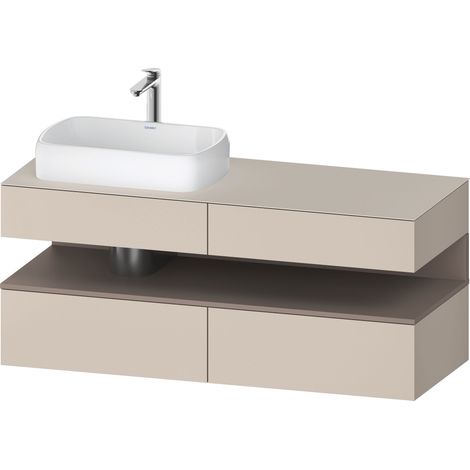 Duravit Collection One Meuble sous-vasque sur console, 2 tiroirs, (1/2)