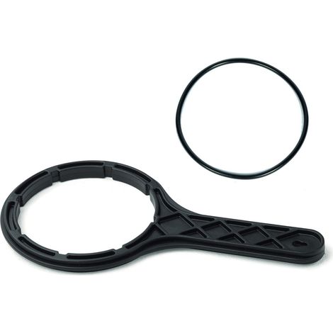 BWT – Clé de démontage pour filtre sous évier 9 pouces 3/4 – Joint torique inclus – Entretien facile des cartouches de filtration