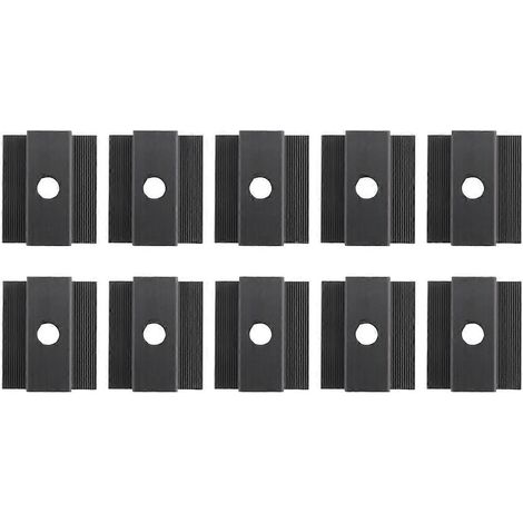 10 panneaux solaires photovoltaïques à fixation centrale, fixation pour modules de toutes hauteurs de cadre -- (1/5)