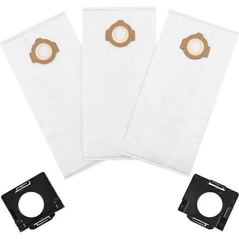 Sac à poussière et support pour Milwaukee 0960-20 M12 et 0970 20 M18 sans fil eau et poussière accessoires d'aspirateur 3 sacs 2 supports (1/5)