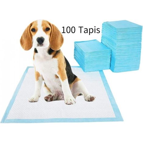 Packung mit 100 Hundetrainingspads, 33 x 45 cm, Einweg-Welpentrainingspads, super saugfähig, geruchsneutral