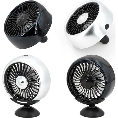 Ventilateur USB pour grille d'aération de voiture avec 3 vitesses (1/5)