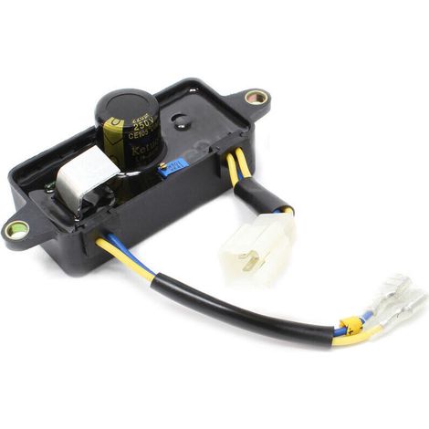 Régulateur de tension automatique AVR pour générateurs à gaz et à pétrole (50 Hz/220 V) 2 500 W (2,0 kW) (1/2)