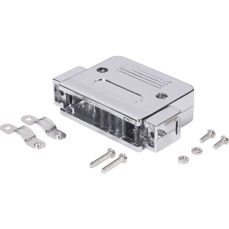 BKL Electronic 10120078 10120078 Polzahl: 25 Kunststoff, metallisiert 180 ° Silber 1 St.