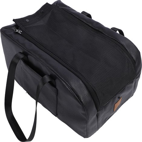 Siège auto pour chien avec console, respirant, multifonctionnel et portable, offrant une sécurité renforcée pour les petits chiens. (1/5)