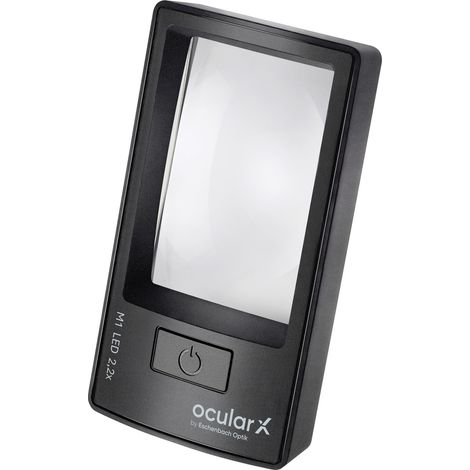 Eschenbach XM0102 ocularX M1 Handlupe Vergrößerungsfaktor: 2.2 x Linsengröße: (L x B) 7.5 cm x 5 cm