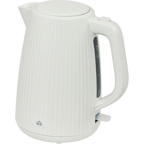Kettle electric 1,7 L 2200 W with filter anticalcaire removable, off automatic, base pivot to 360°, color cream (1/5)