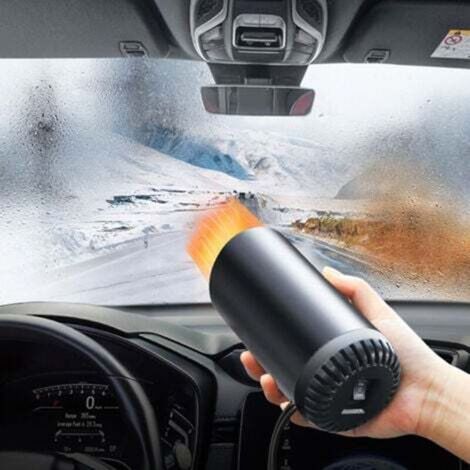 Car heater, defroster, demister, carbon black, 12V (1/4)