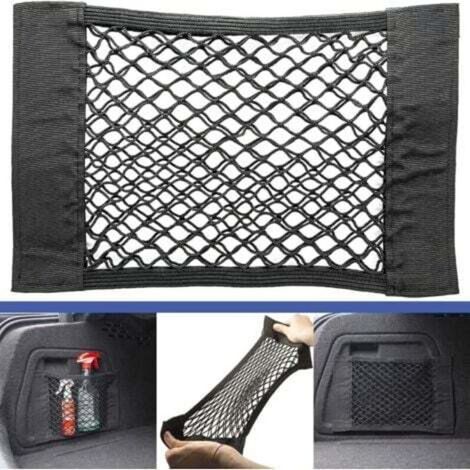 Universe de voiture auto véhicule 39 x 25 cm Trunk bagages stretch en maille filet de rangement bacs de voiture Filet universel (1/4)