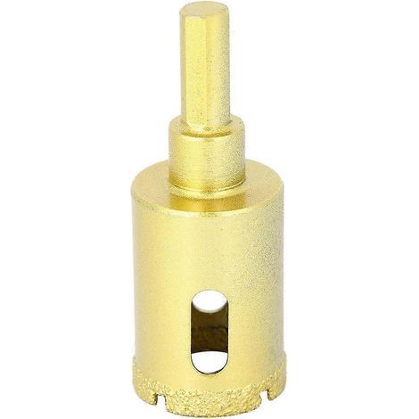 Foret diamanté pour scie cloche, 25 mm, pour granit doré, carrelage, béton et marbre (1/4)