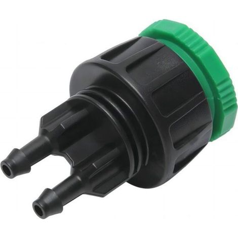 10 Connecteur rapide, Raccord tuyau arrosage 4/7mm, Plastique ABS, Micro irrigation, Jardin Agriculture (1/4)