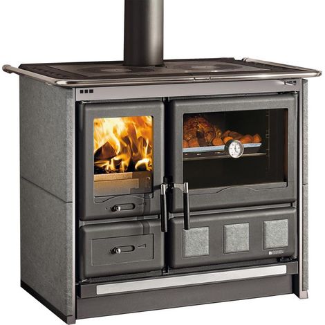 Küchenherd Rosa XXL, 8,5kW Serpentino, H 86xB 107xT 67 cm