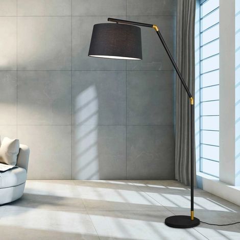 Lampadaire design, Lampadaire design Tracy Noir en Metal, TRIO (1/5)