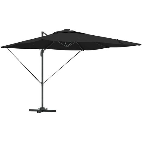 Parasol Noir 286 x 284 x 270 cm Aluminium et polyester (1/5)