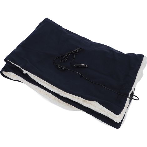 Soavoa Couverture Chauffante 12V En Coton Doux Confortable Pour Bureau Et Voyage Portable Économe En Énergie 1 Pièce (1/4)