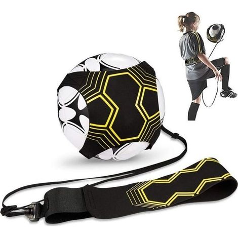 Ceinture Réglable Solo Kicking Pratique, Sangle Élastique pour Entraînement de Football, Football Kick Traine pour Enfant et Adulte (1/4)