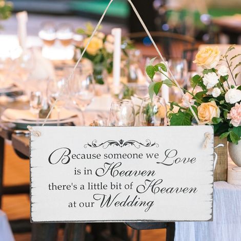 Panneau suspendu en bois MDF commémoratif pour mariage décoration pendentif pour mariée marié avec corde (1/5)