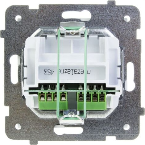 Presa telefonica doppia RJ11 indipendente bianca GPT-2GN/m/00