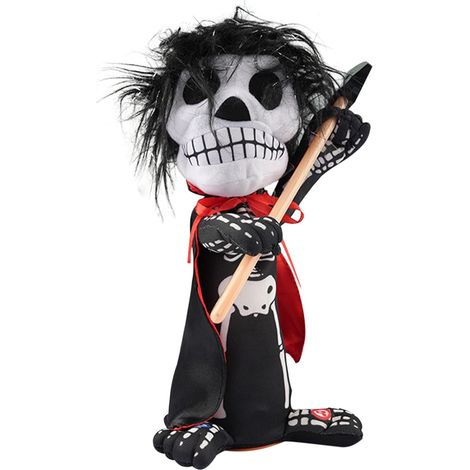Squelettes Halloween Squelette Effrayant Lumineux avec Éclairage LED  Figurine à Effets Sonores et Yeux Luminieux pour Décoration de Fête d'Halloween en Intérieur Maison Hantée Bureau et (1/5)