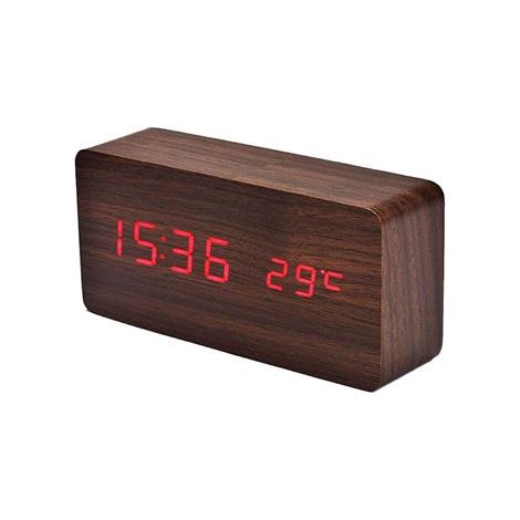 Réveil LED en bois (1/4)