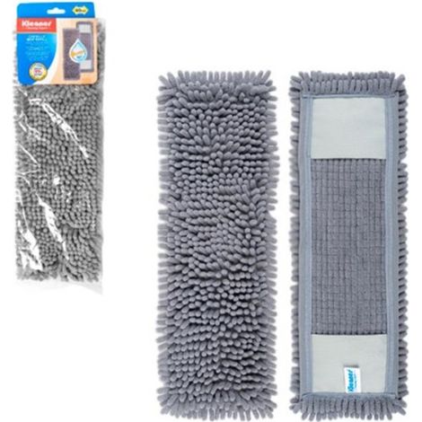 Recambio De Mopa De Microfibra KR2204, 43x13 Cm, Alta Absorción, Lavable Y Duradero