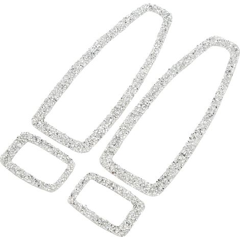 Dekorativer Fensterheberschalter aus Kristall für BMW 3er (F30 F31 F34) und 4er (F32 F33 F36) – Fensterheberschalter mit Strassstein, Ersatzteil, Typ A, glänzend. (1/5)