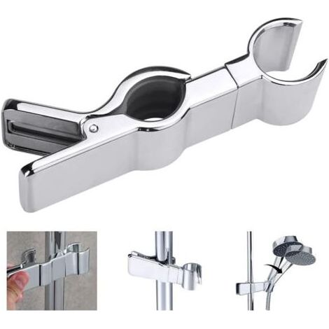 LaBlanc - Support Douchette,Support Pommeau de Douche,Barre de Douche Support Douchette Sans Percage,45°Clamp Douchette Réglable (1/5)